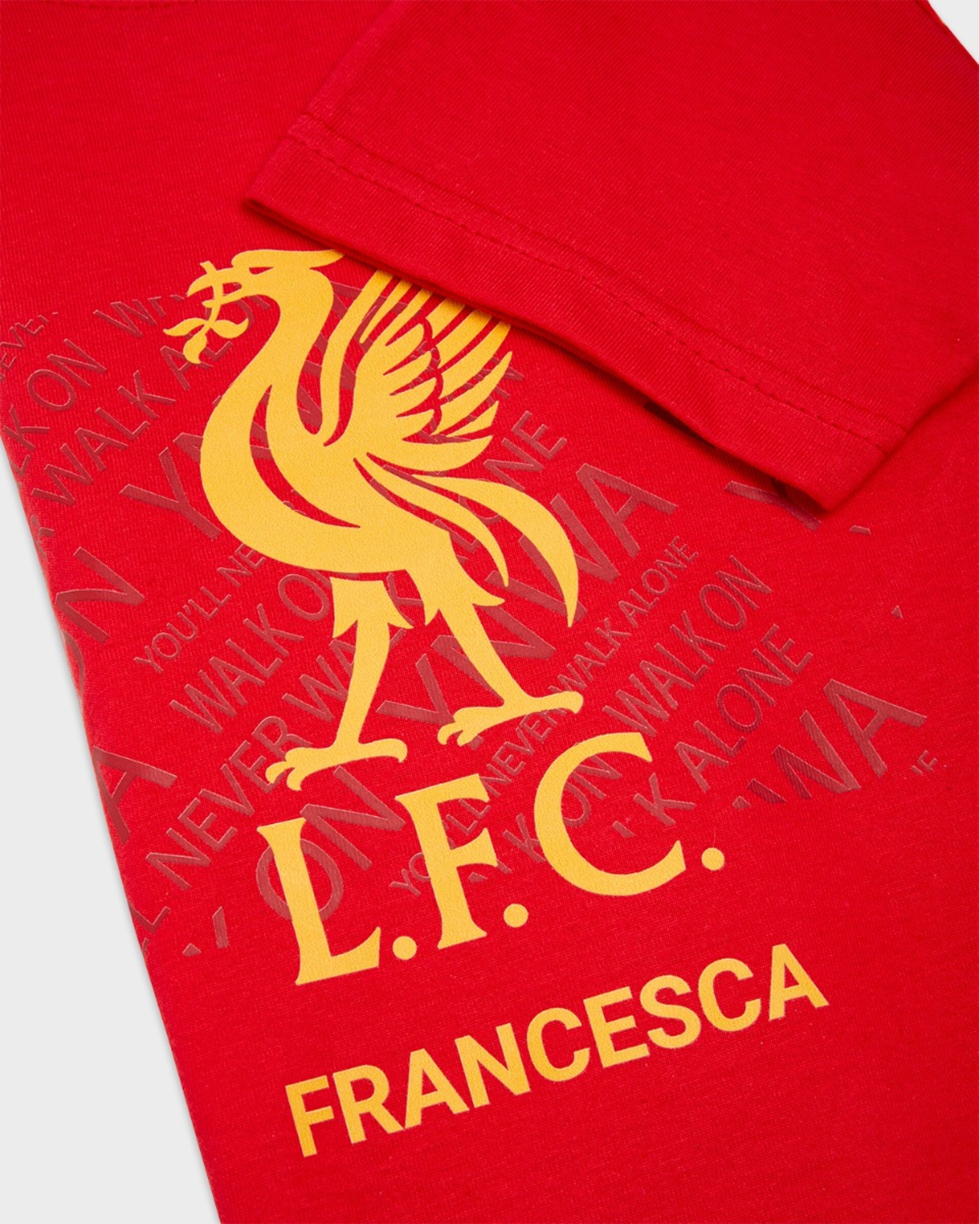 T-shirt rouge personnalisé LFC Junior Liverbird - Image 3