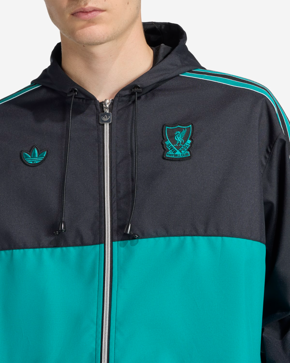 LFC adidas Mens 25/26 Icons Hooded Parka Jacket