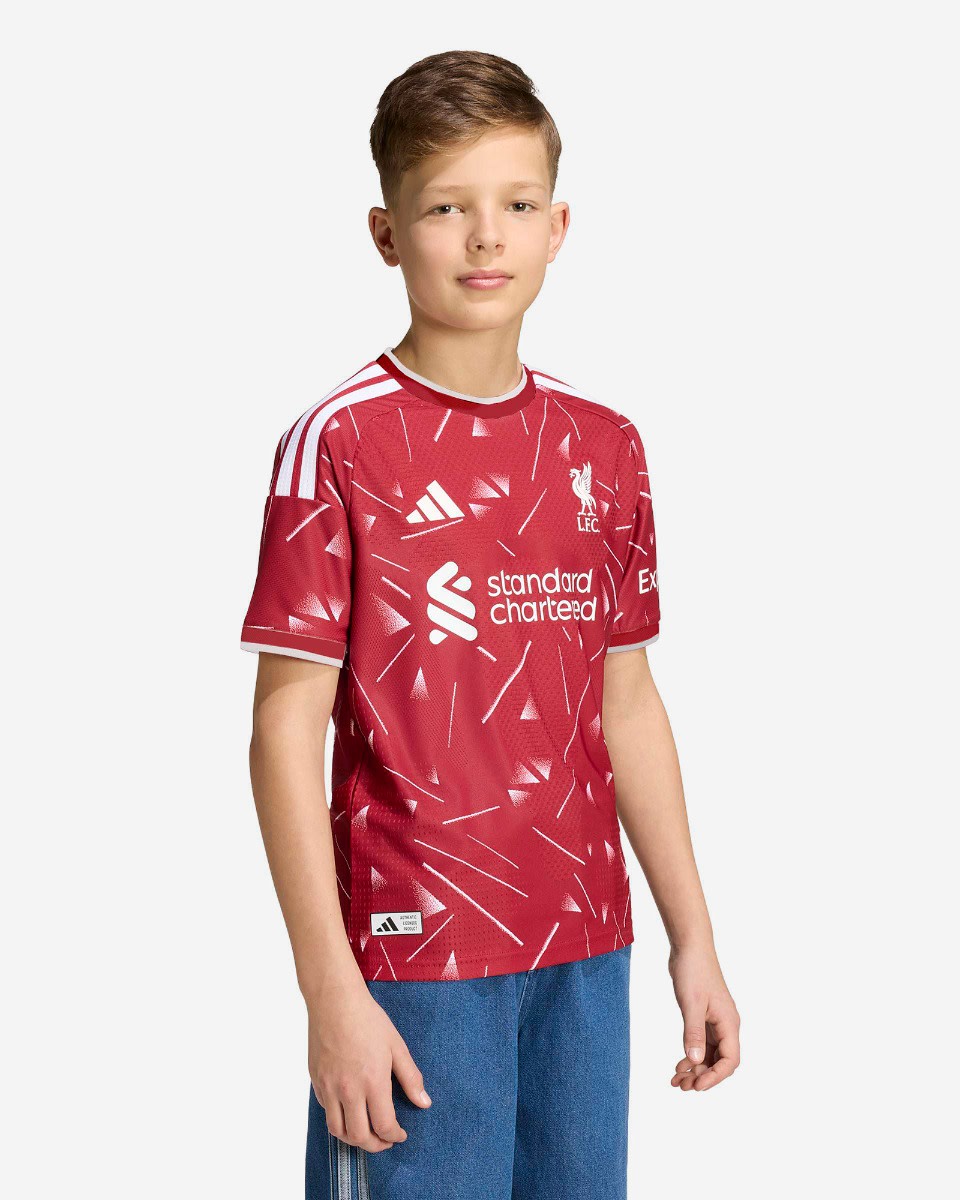 LFC adidas Youth 26/27 Authentic Home Jersey - Image 1
