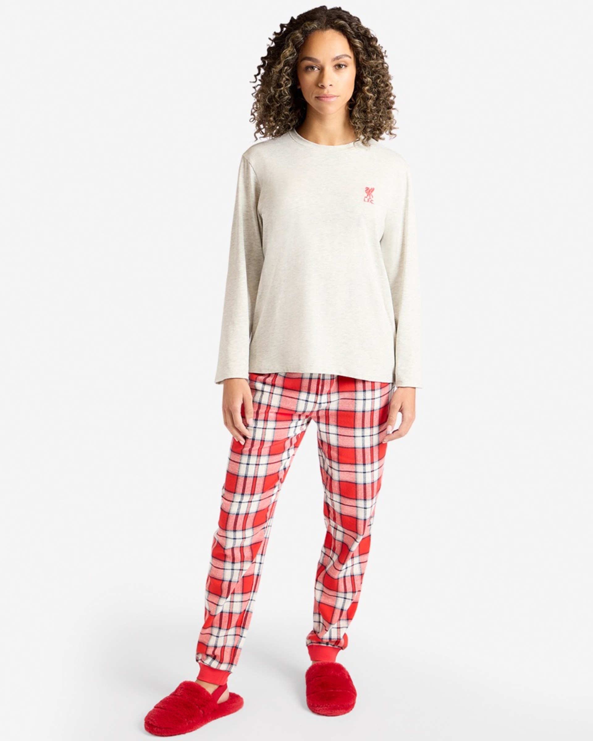LFC Pyjamasæt med lang ternet til kvinder - Image 1