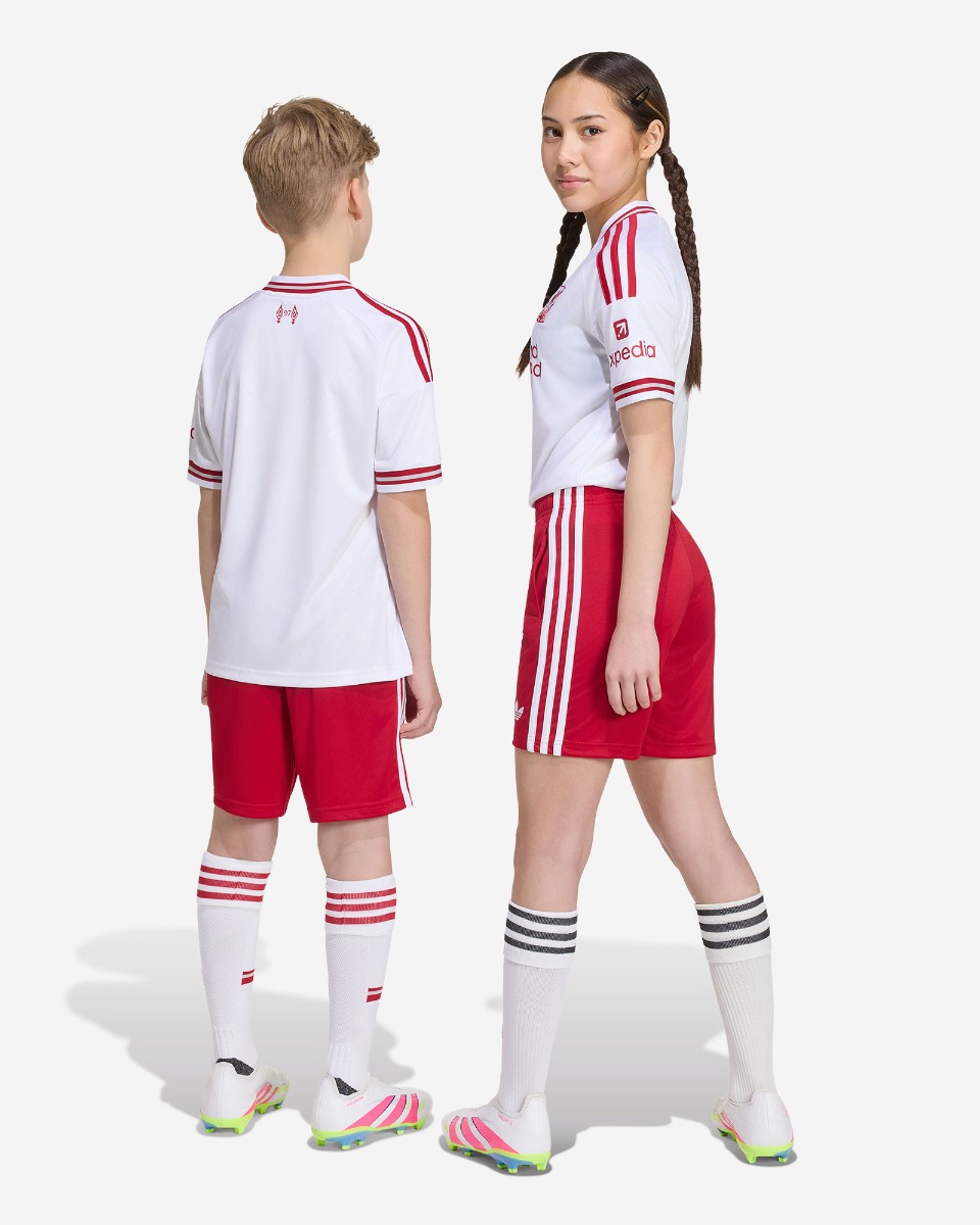 LFC adidas Youth 26/27 Away Shorts Röd - Image 4