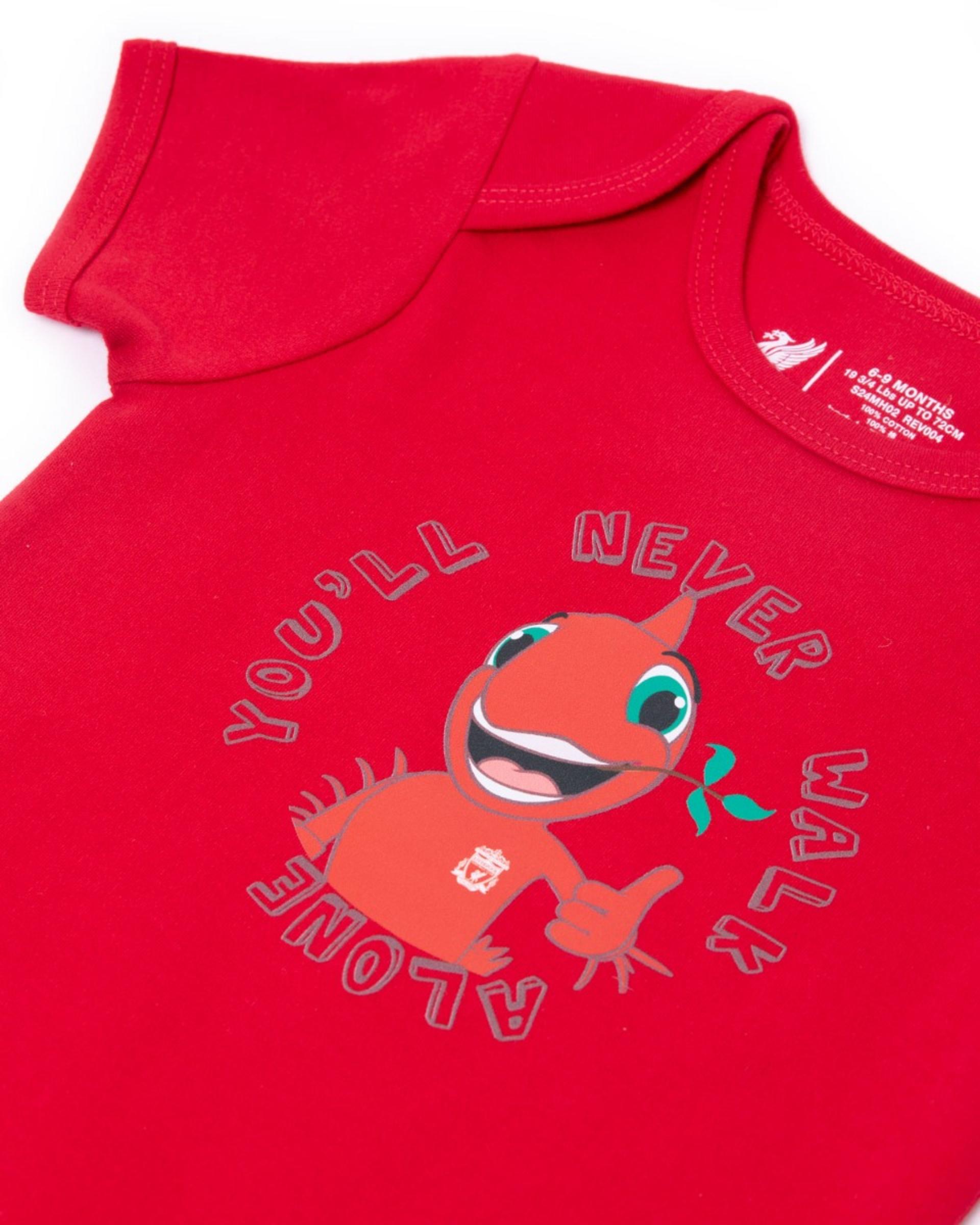 LFC Spædbørn Mighty Red 2Pk Bodysuits Rød - Image 3
