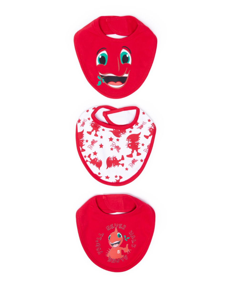 LFC Mighty Red 3Pk Bibs - Image 2