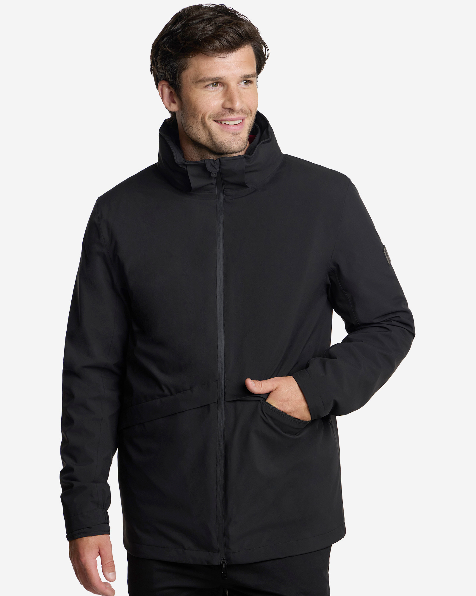 LFC Firma Mens Waterproof 3-In-1 Jacket Black - Image 2