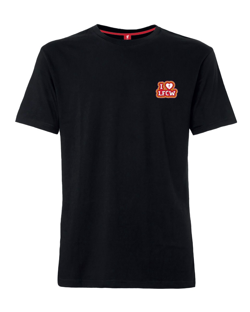 LFCW Adults Heart Tee Black - Image 1