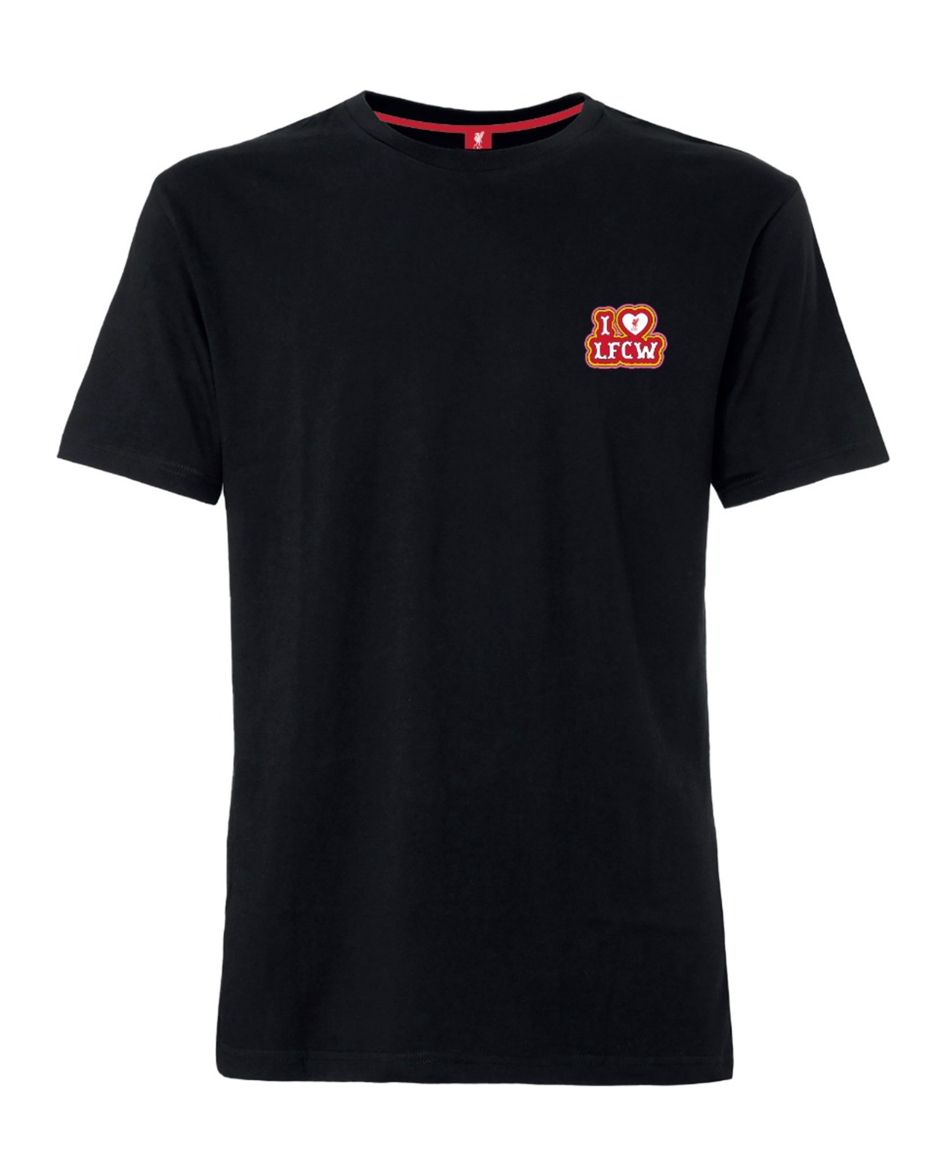 LFCW Herz-T-Shirt für Erwachsene, Schwarz - Image 1