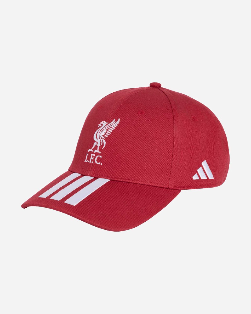 LFC 阿迪达斯成人棒球帽 Active 栗色和白色 - Image 1