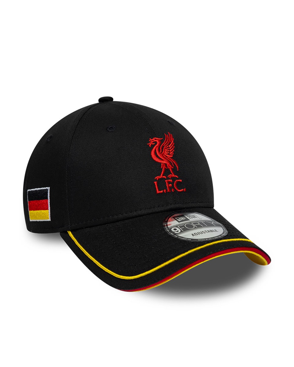 LFC New Era Adults 9FORTY Germany Cap Black - Image 1