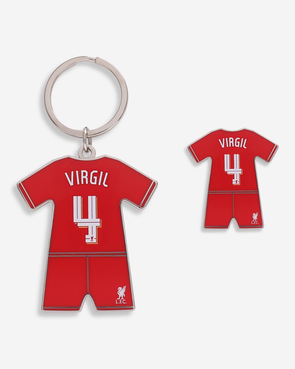 LFC 25/26 Virgil Badge & Keyring Set - Image 1