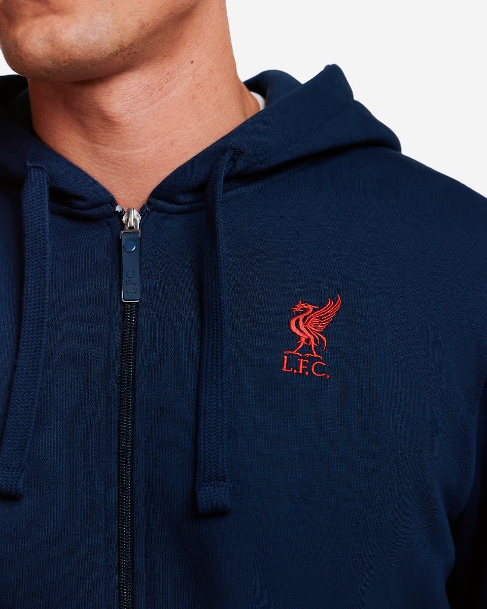 LFC Herren-Hoodie mit durchgehendem Reißverschluss, Marineblau - Image 2
