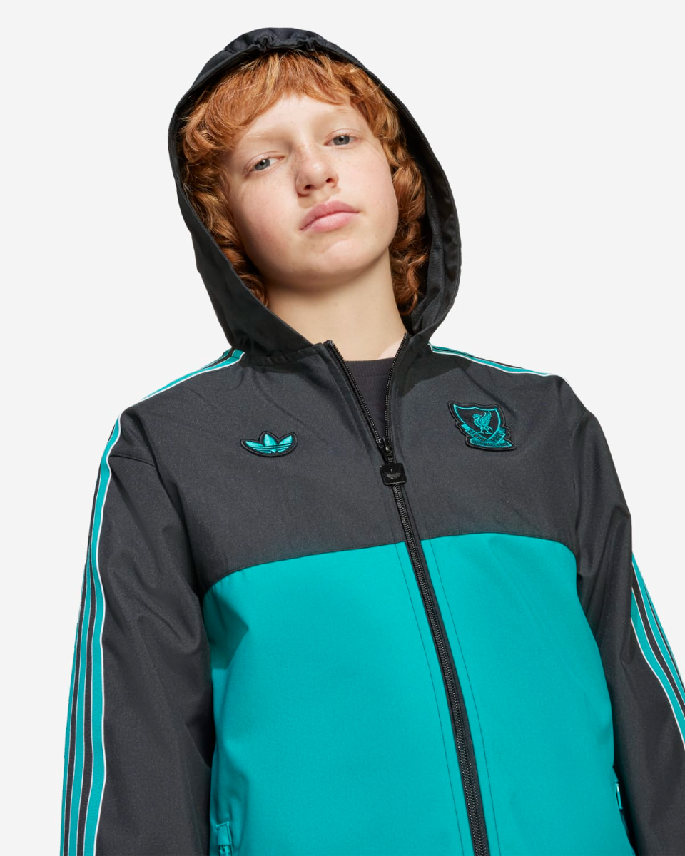 LFC adidas Youth 25/26 Icons Hooded Jacket