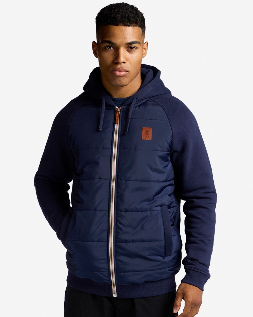 LFC Mens Hybrid Jacket Navy - Image 1