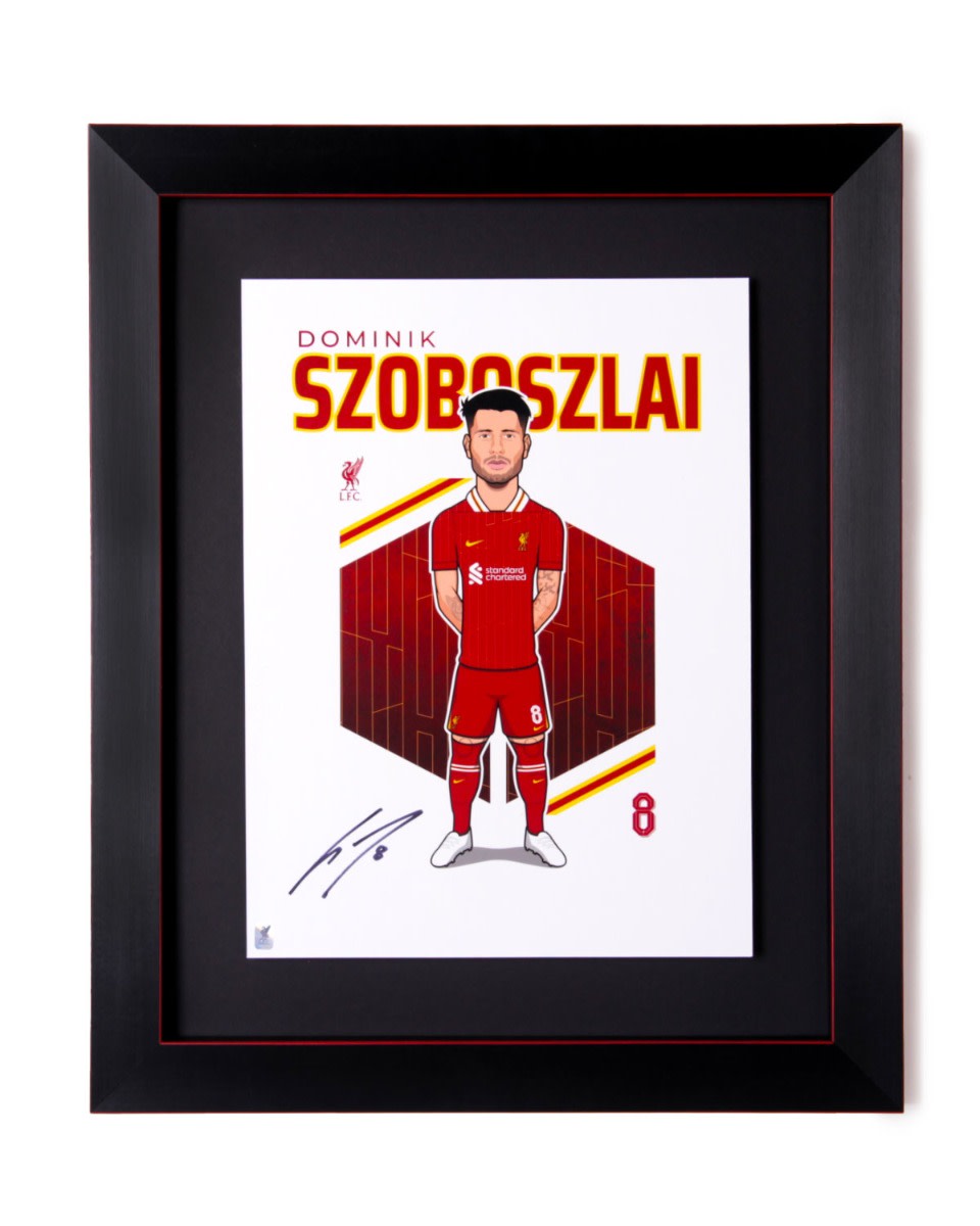 LFC Signed 24/25 Szoboszlai Print - Image 1