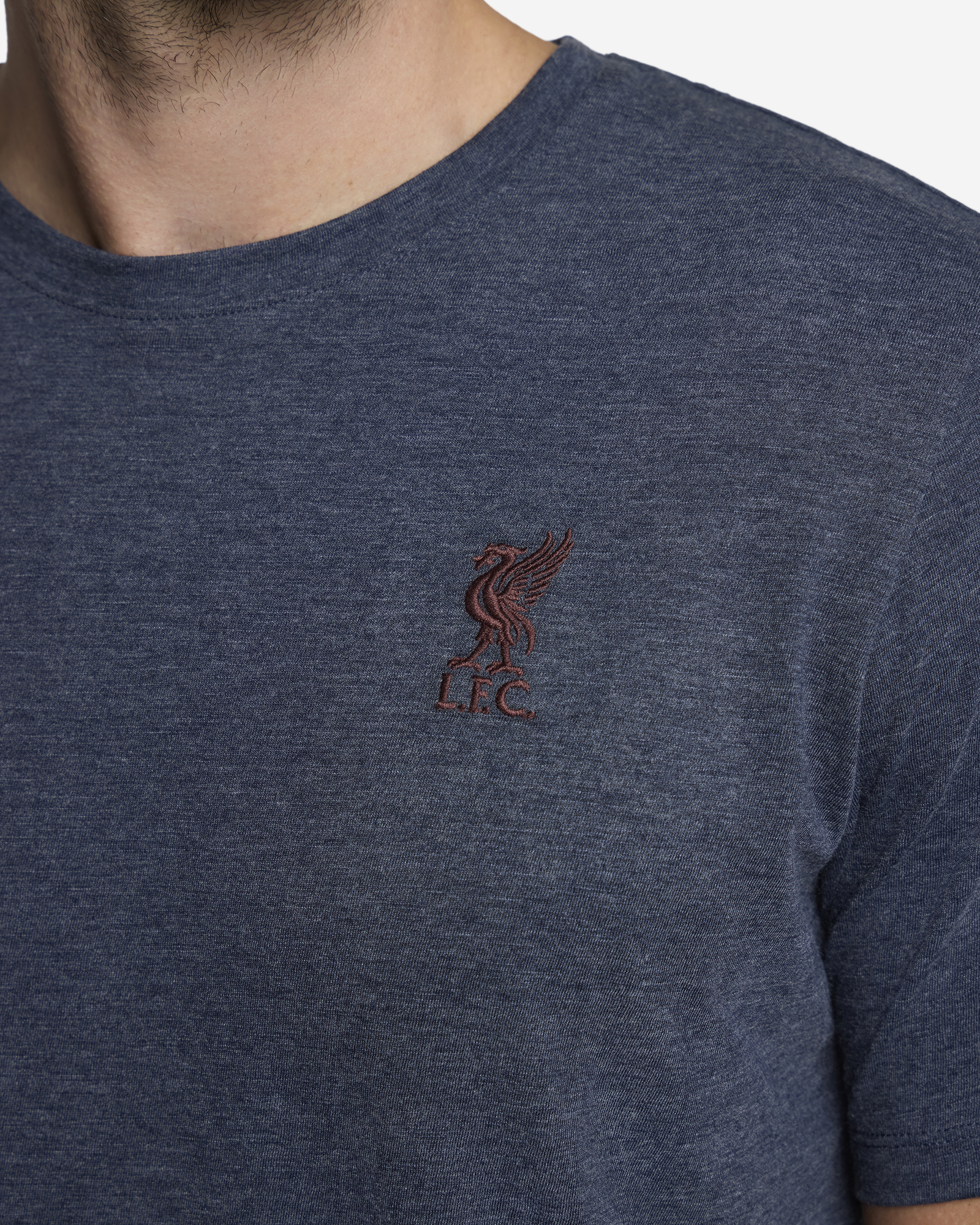 เสื้อยืดแขนสั้นผู้ชาย LFC สีน้ำเงิน - Image 2