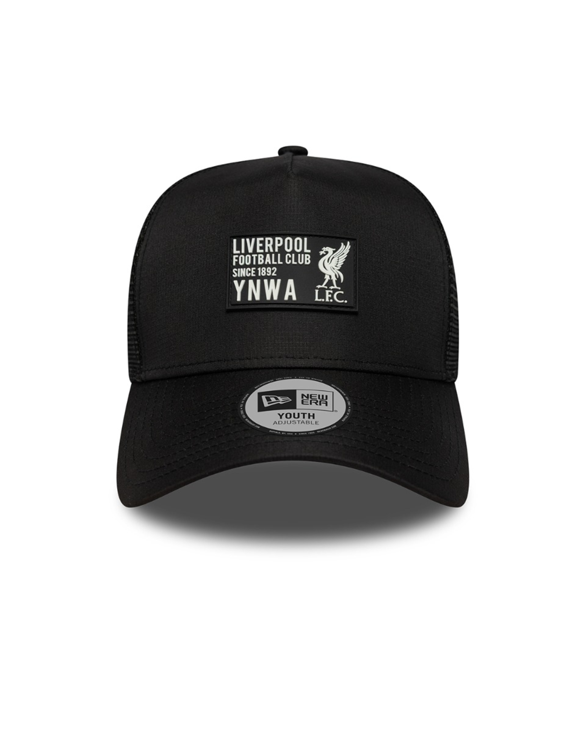 Casquette à badge RIPSTOP TRUCKER LFC New Era pour enfants, noire - Image 2
