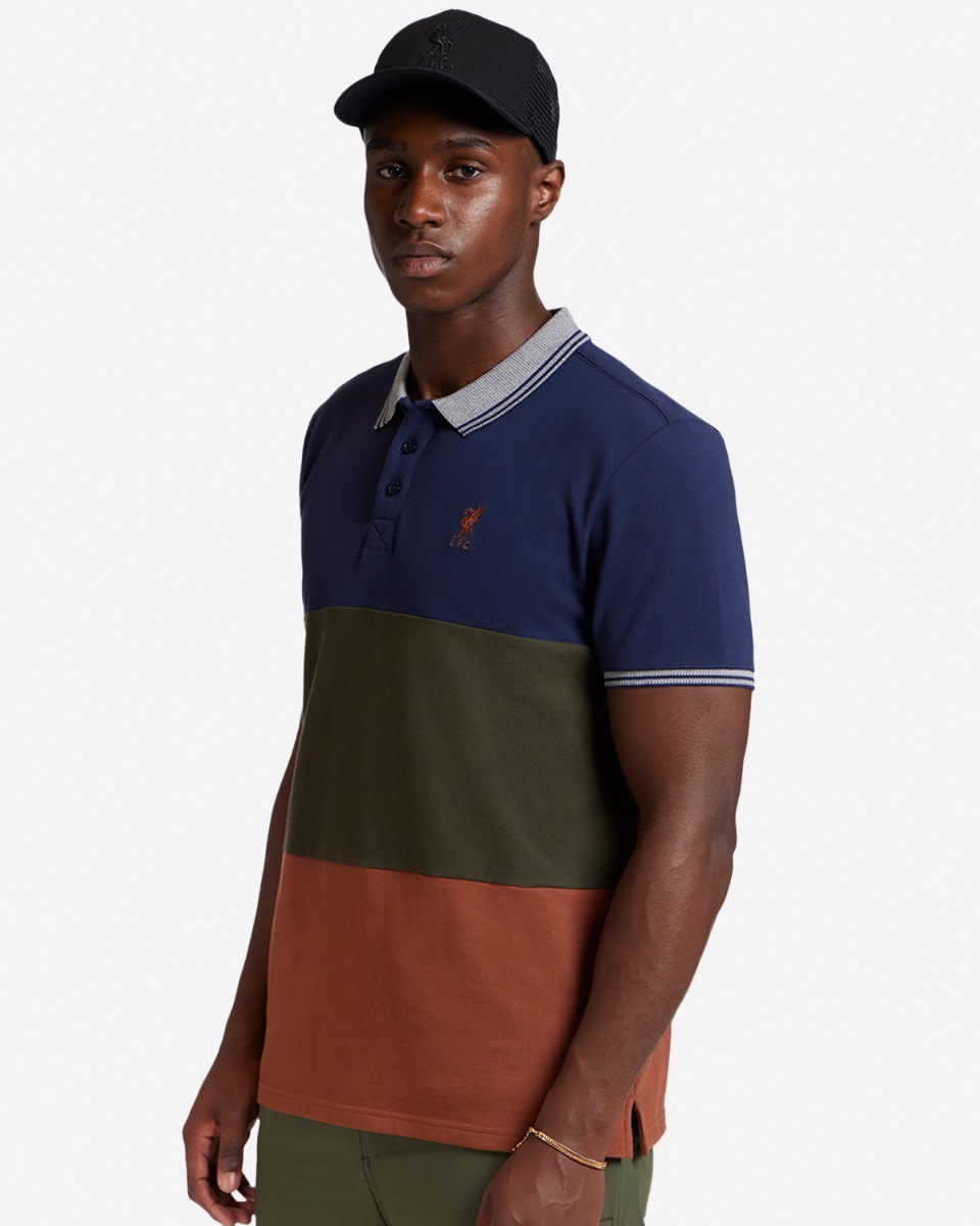 LFC 男士拼色 Polo 衫 - Image 2