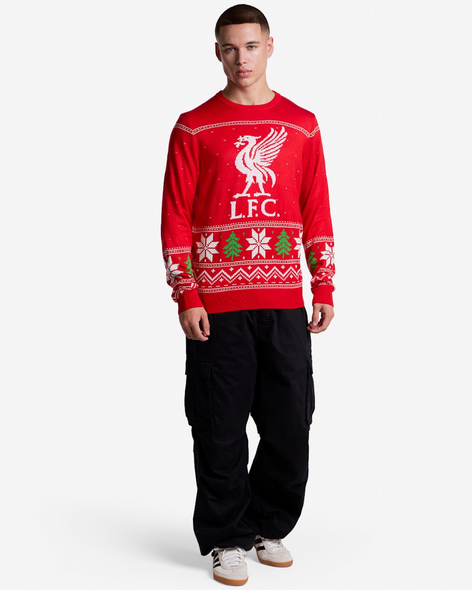 LFC Adults Fairisle Christmas Jumper - Image 2