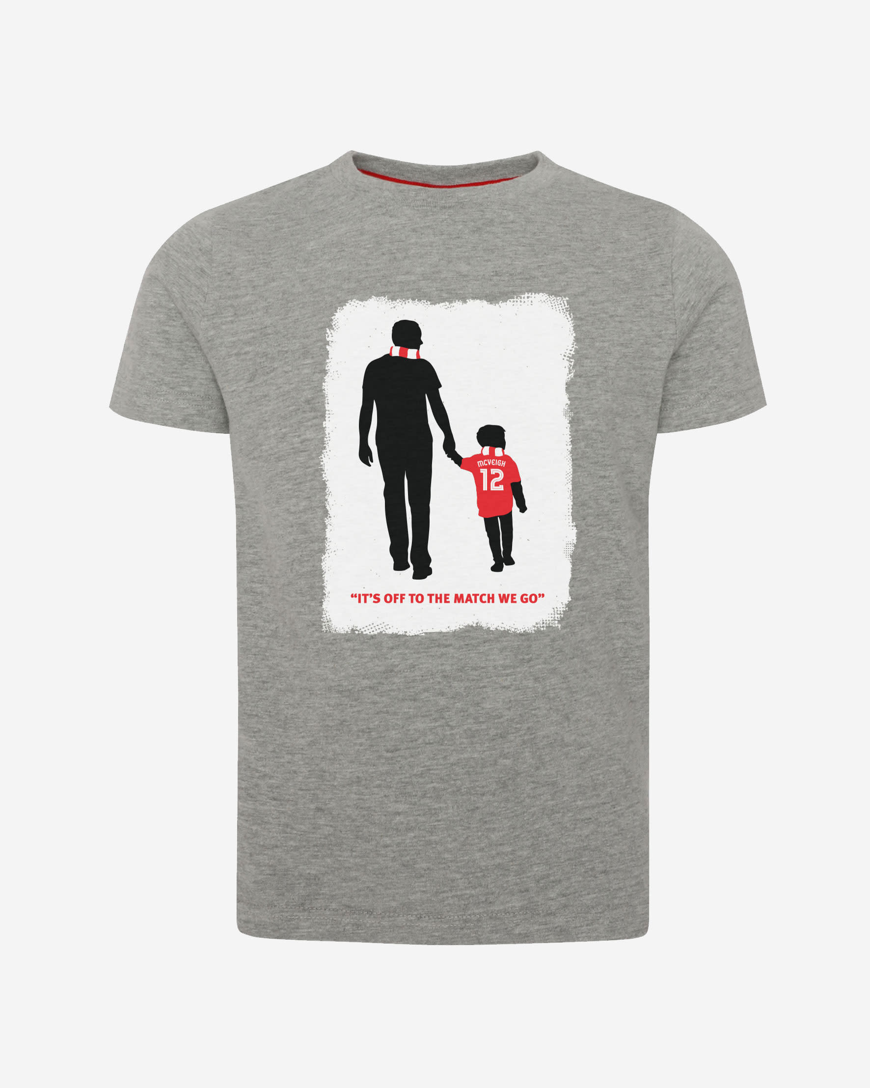 T-shirt gris de la Fondation Owen McVeigh du LFC Junior - Image 1