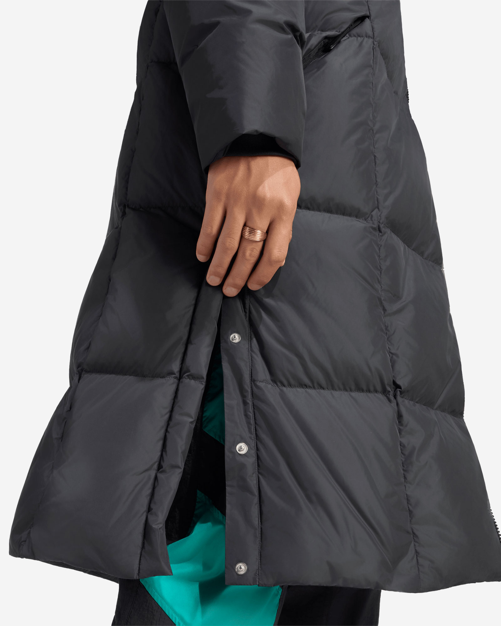 LFC adidas Mens EQT Down Coat Black - Image 4