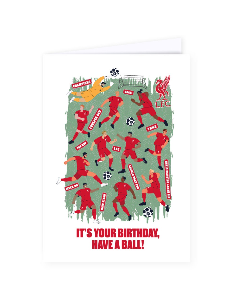 LFC Have A Ball Card - Image 1