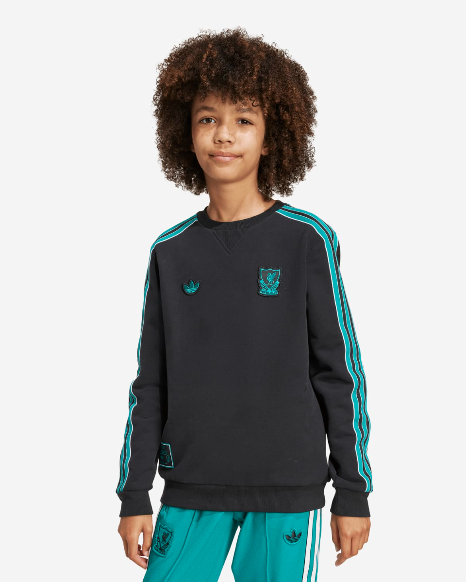 LFC adidas Youth 25/26 Icons Sweatshirt - Image 3