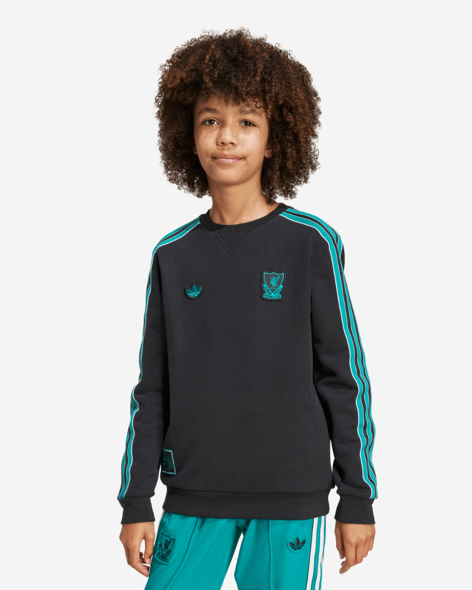 LFC adidas Youth 25/26 Icons Sweatshirt - Image 3