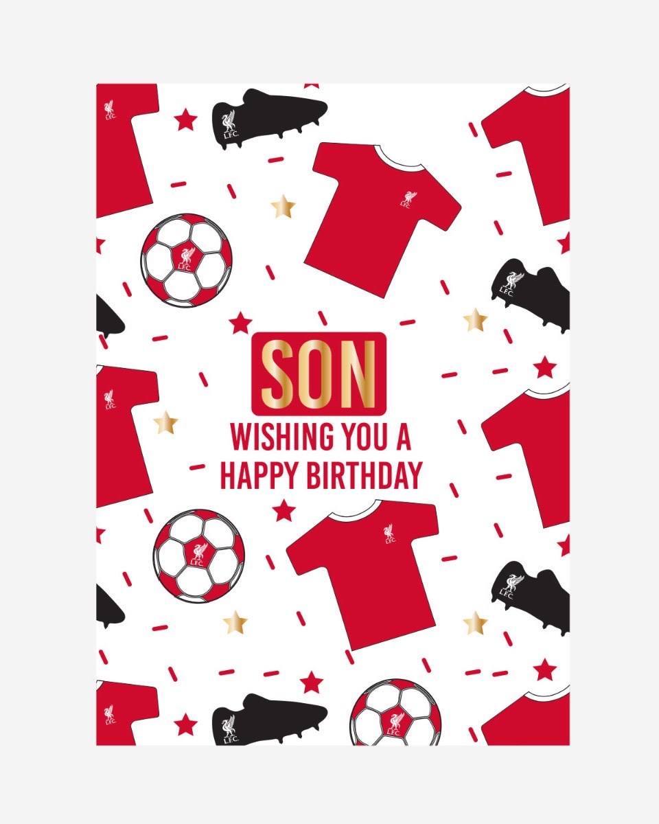 Carte de joyeux anniversaire pour fils du LFC - Image 1