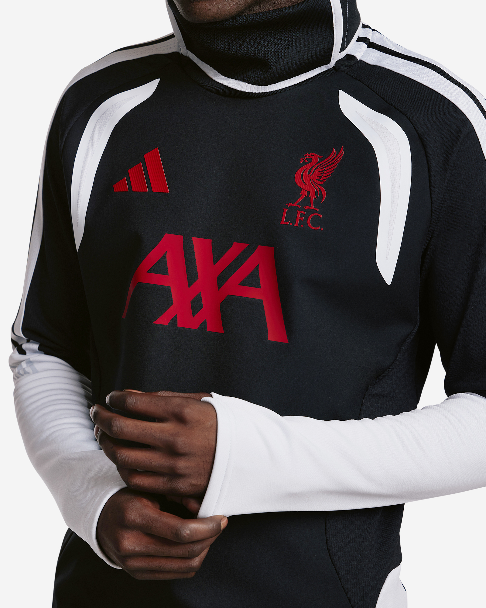 LFC adidas Mens 26/27 Tiro Pro-Warm Top Black