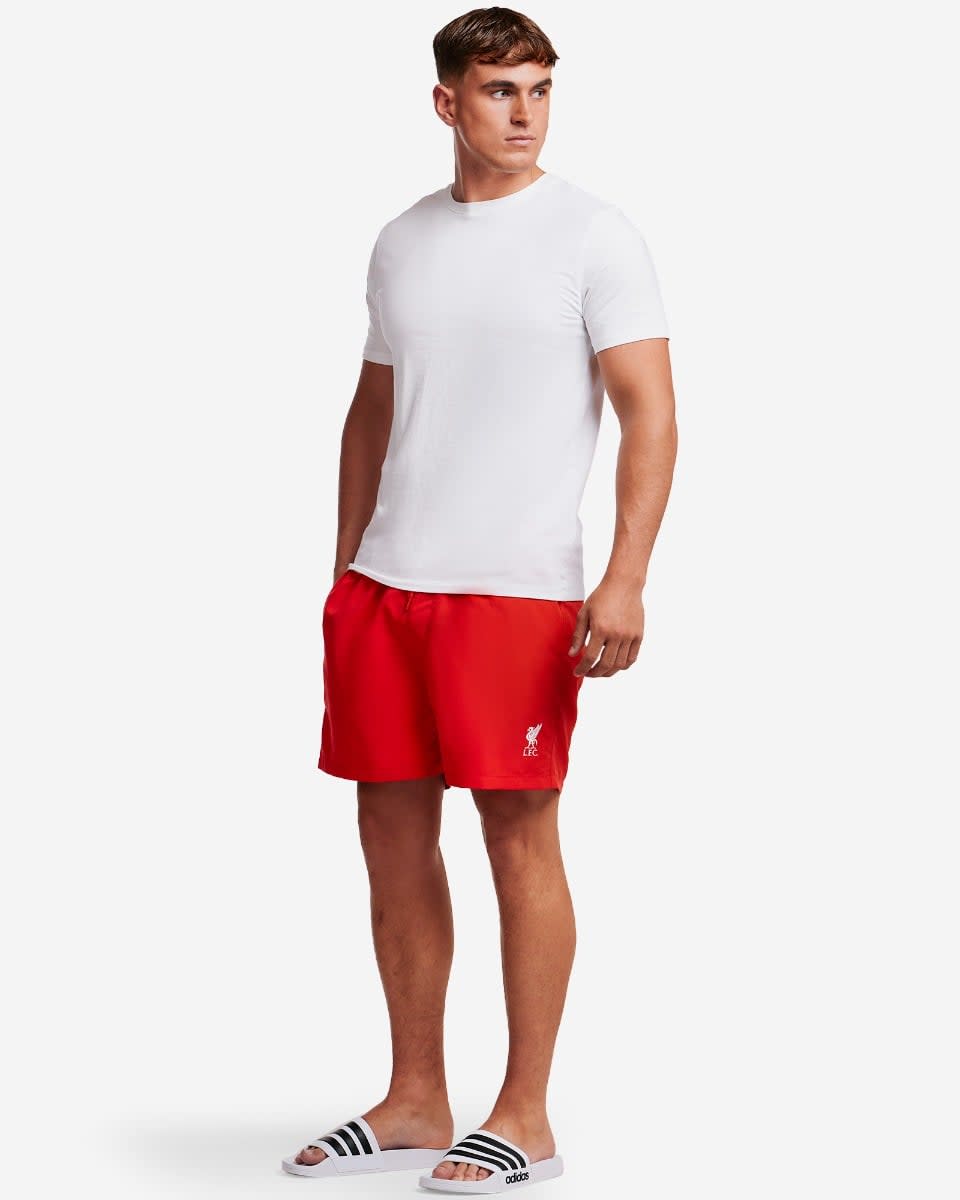 LFC Mens Swim Shorts Red - Image 2