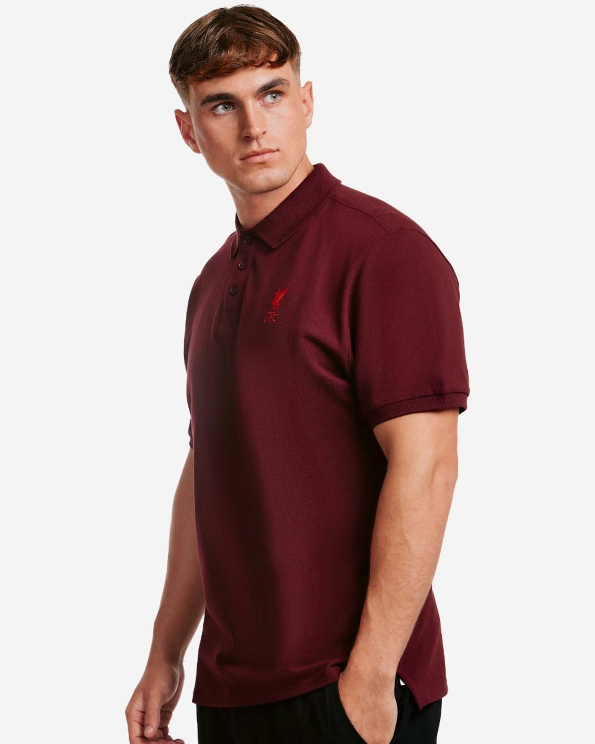 LFC Herre Conninsby Polo Mørk Rød - Image 3