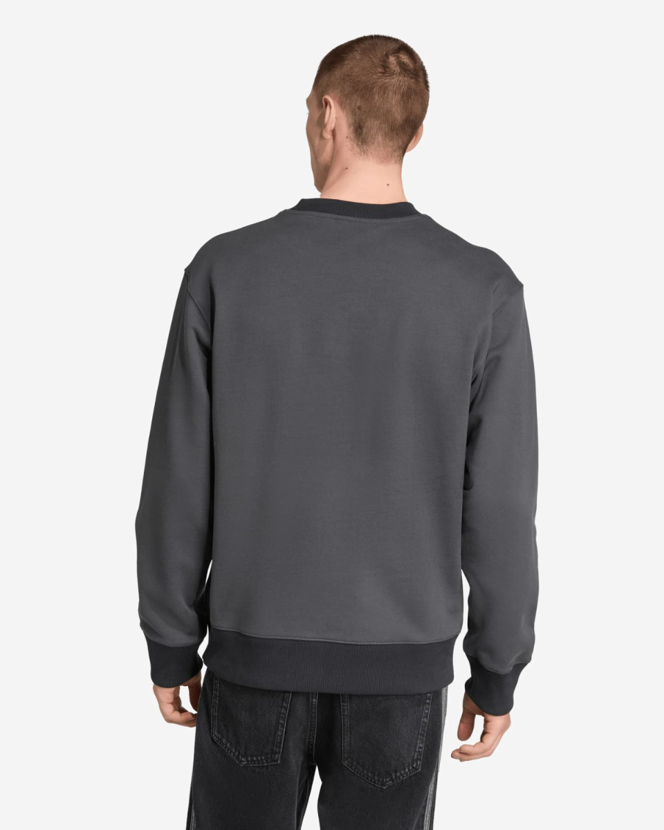 LFC adidas Mens 25/26 LFSTLR Crew Sweatshirt Dark Grey - Image 2