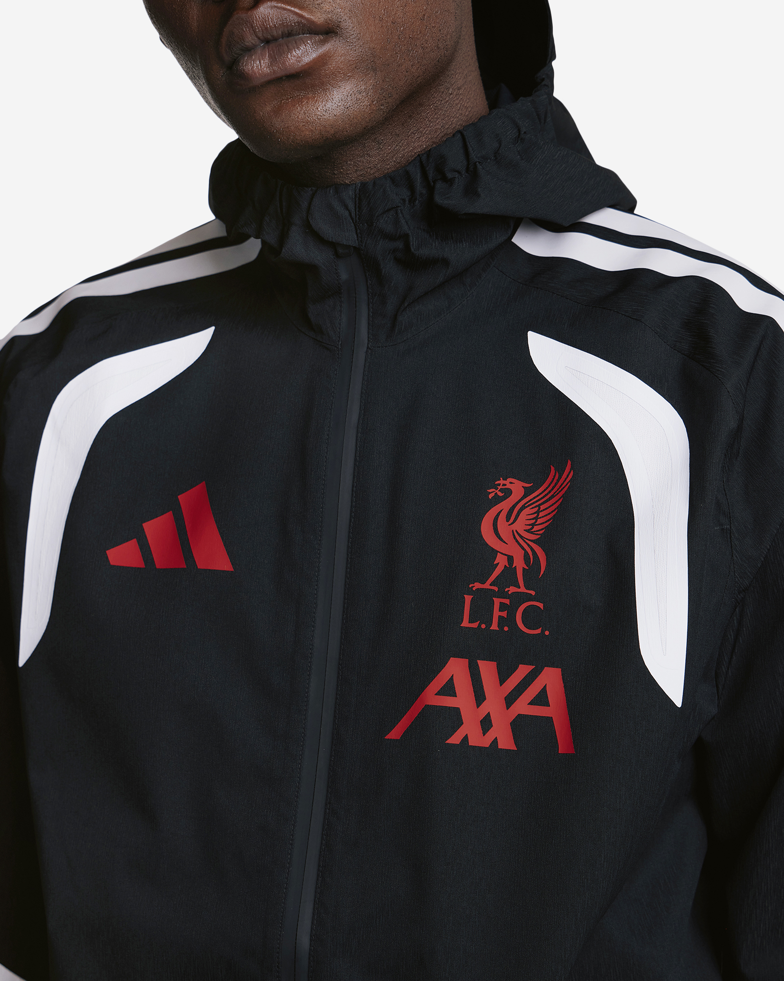  リバプール ジャケット LFC adidas Mens 26/27 Tiro Pro-Rain Jacket Black
