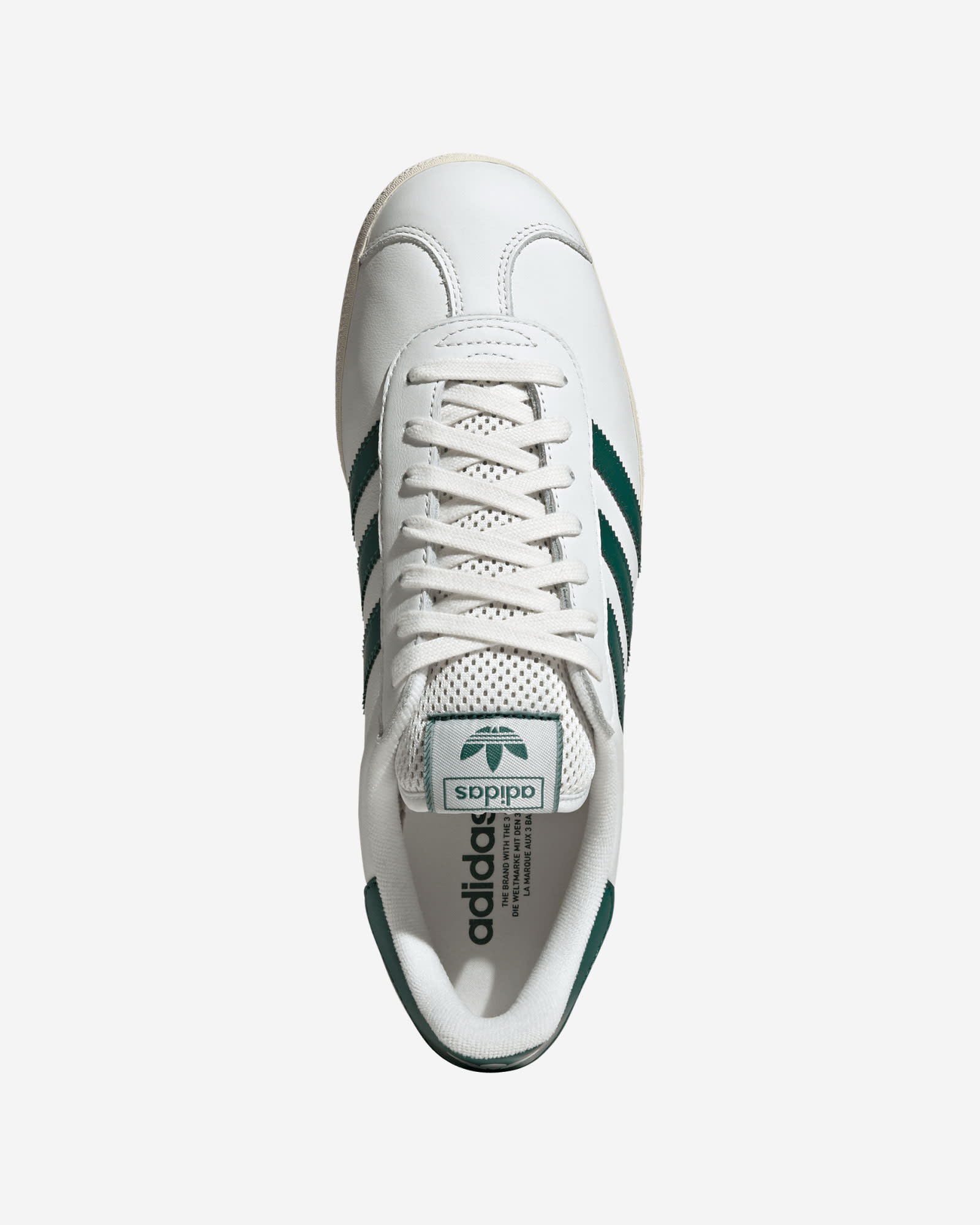 Zapatillas Adidas Gazelle para adultos, blancas y verdes - Image 2