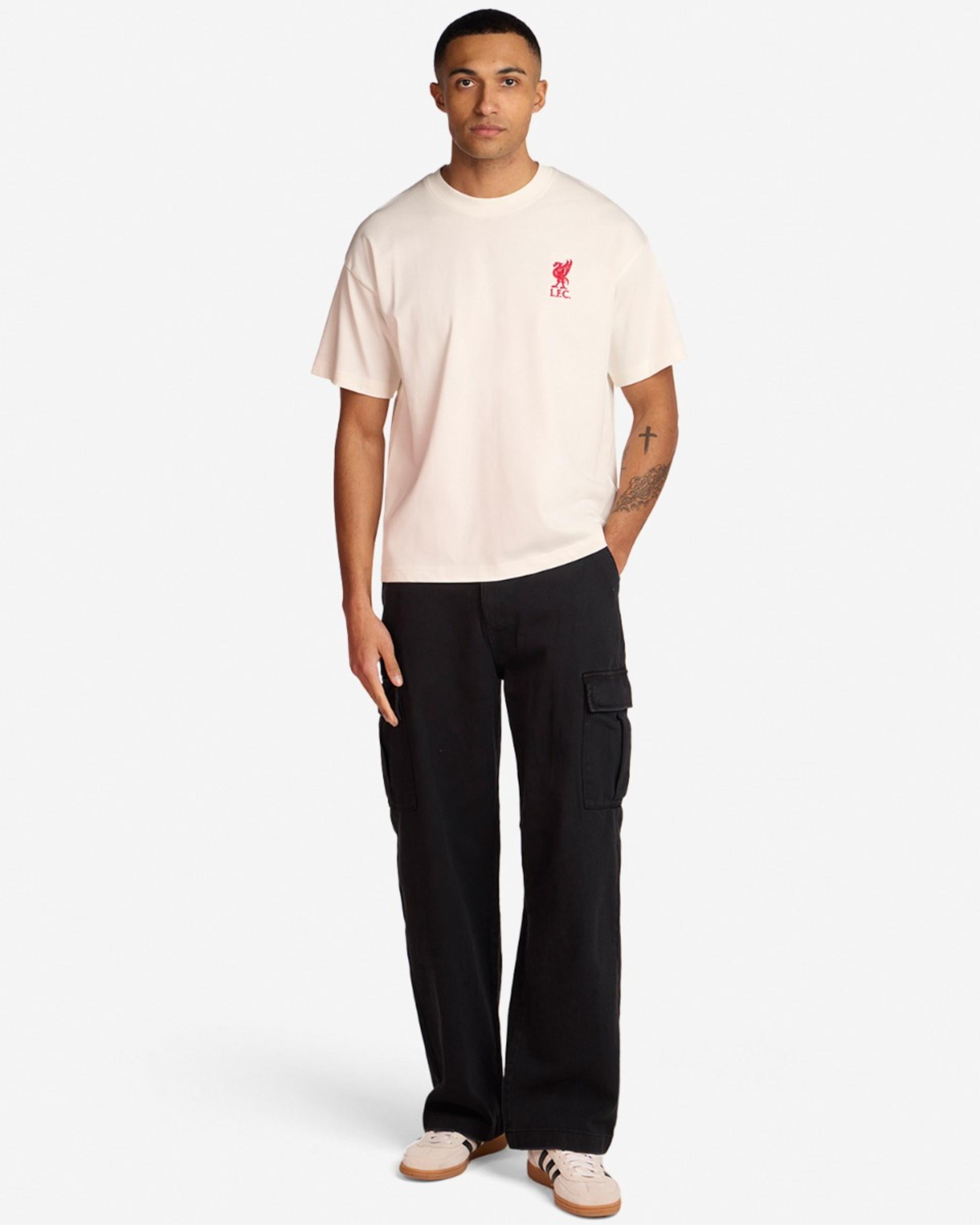 LFC Herre Oversized YNWA Tee Ecru - Image 4
