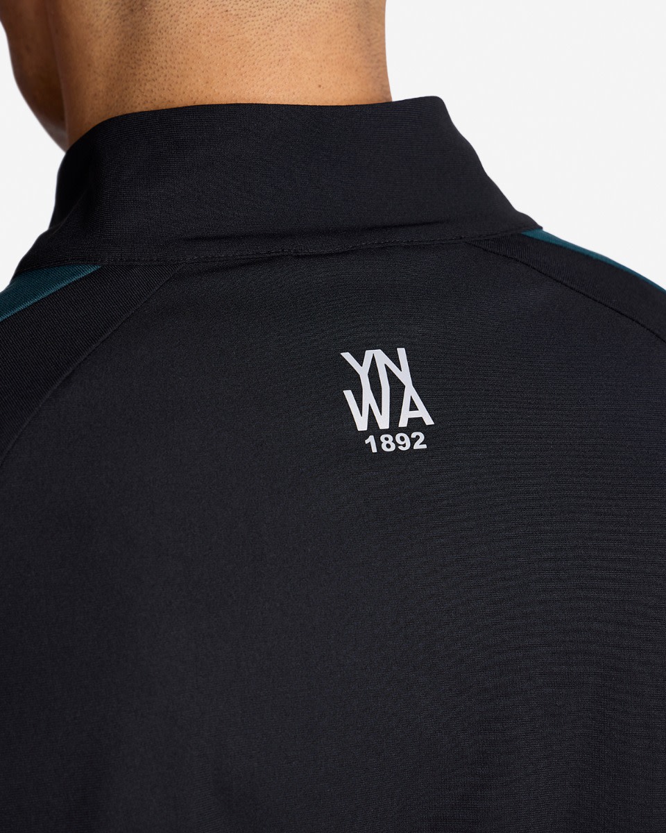 LFC Mens Panel Zip Through Top Black - Image 2