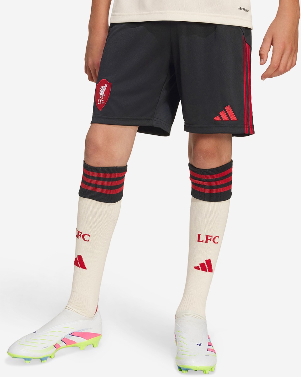 LFC 阿迪达斯青少年 25/26 客场短裤 - Image 1