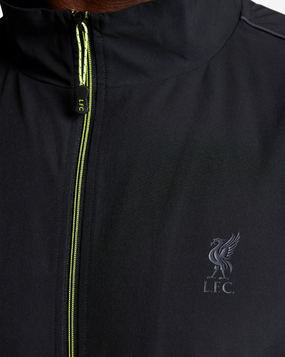 LFC 大人用ジップスルーファネルネックトラックトップブラック - Image 4