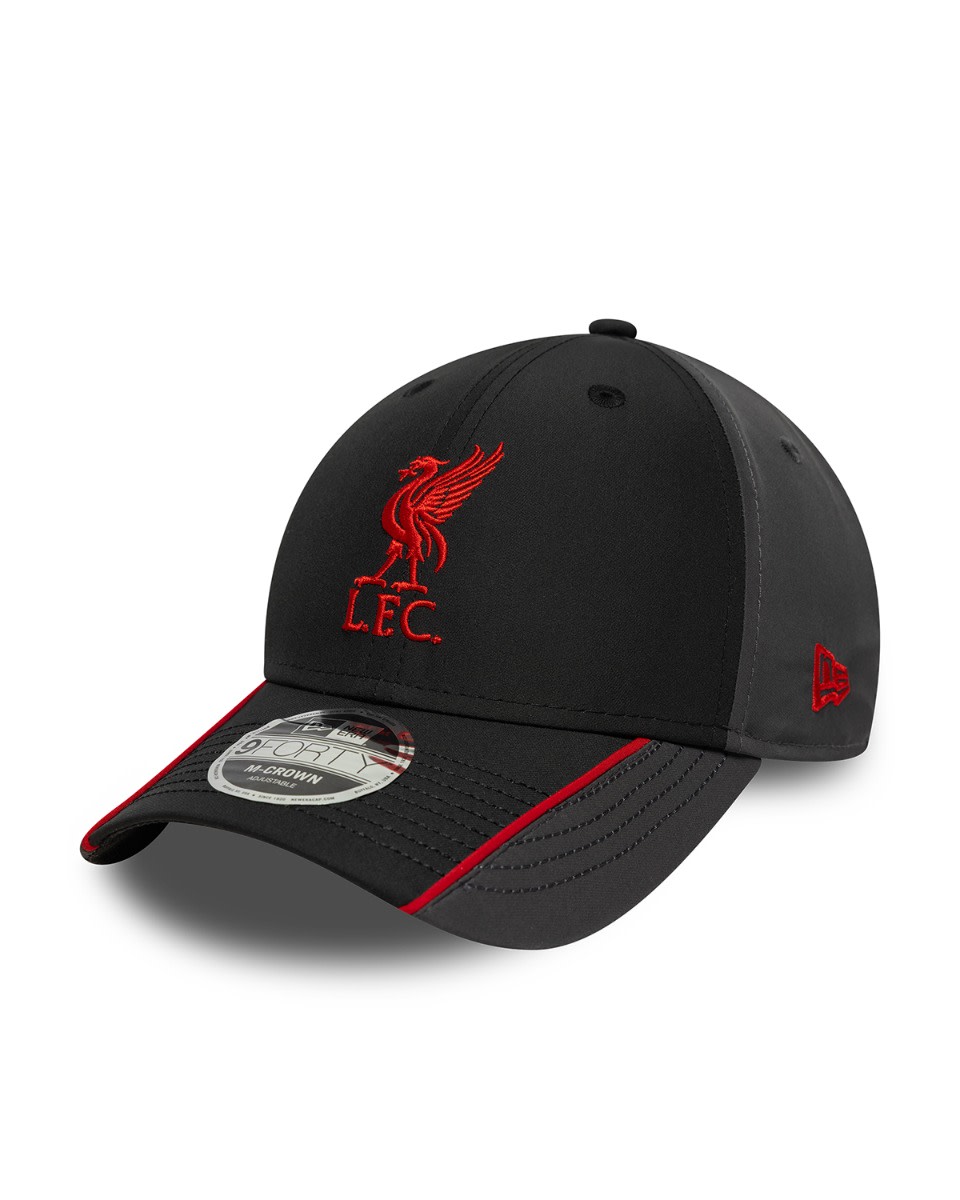 LFC New Era 9FORTY Liverbird Kasket Sort & Grå - Image 1