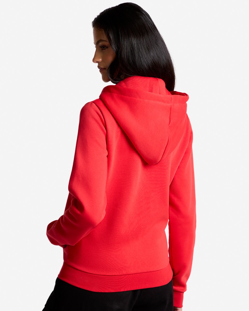 LFC Kapuzenpulli mit durchgehendem Reißverschluss für Damen, Rot - Image 2