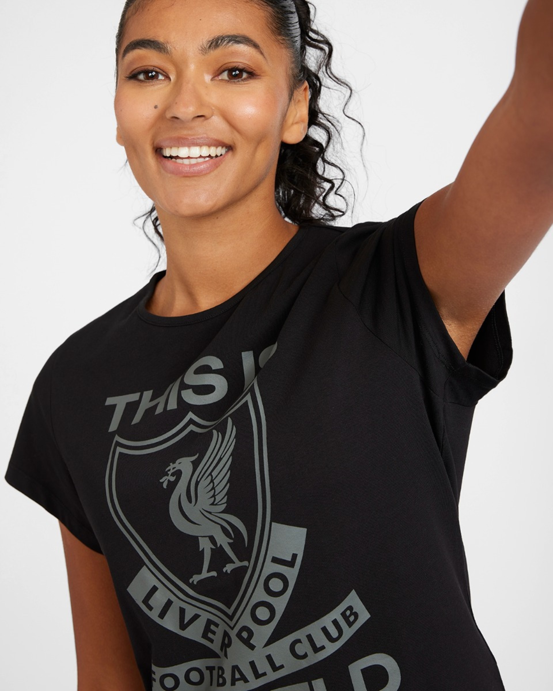 LFC Sort TIA T-shirt til kvinder - Image 2