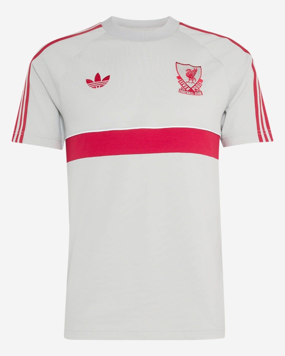 เสื้อยืดผู้ชาย 26/27 ออริจินัล LFC adidas สีเทา - Image 3