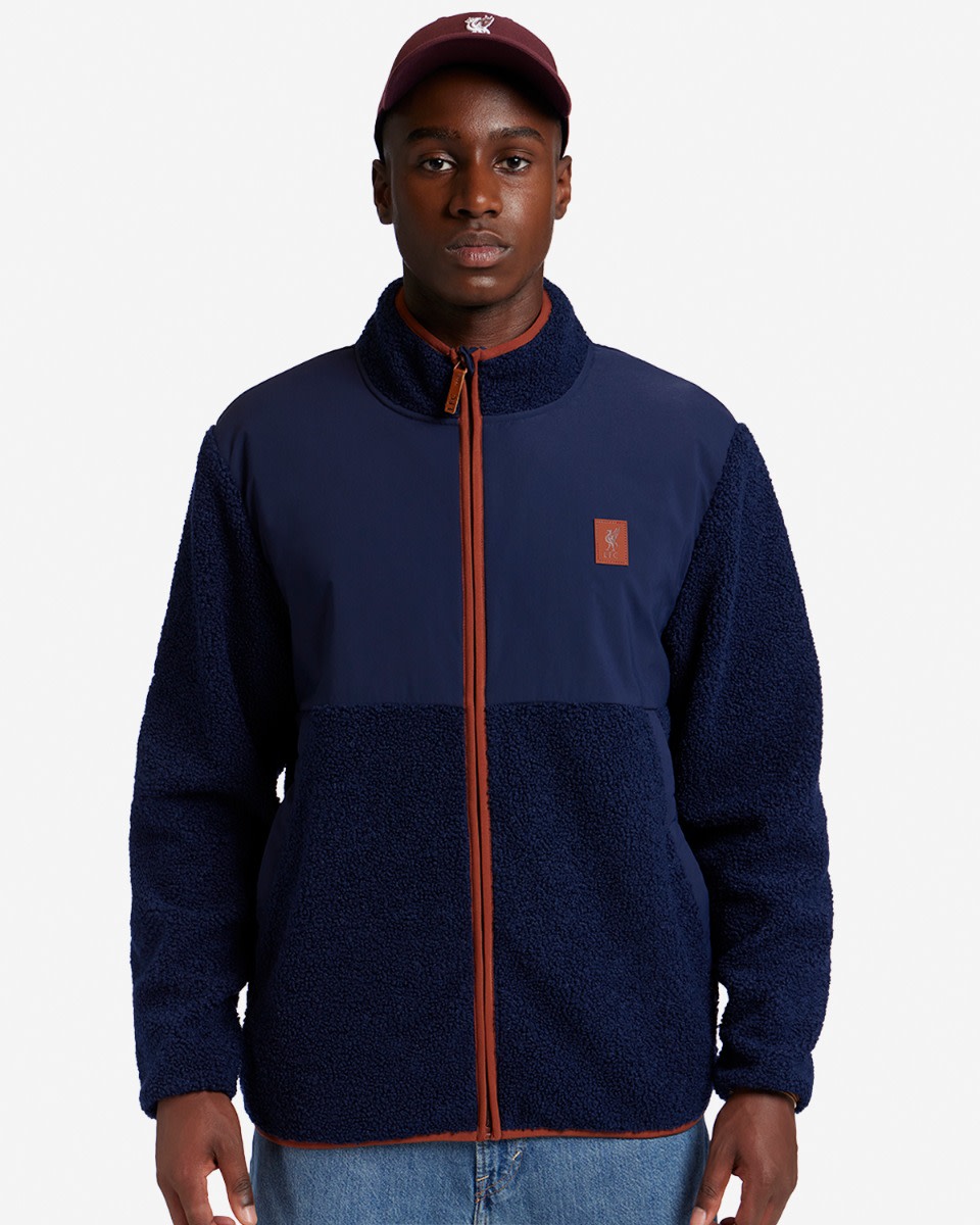 LFC Panel-Fleece für Herren, Marineblau - Image 1