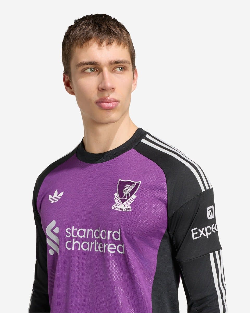 LFC adidas Mens 26/27 Long Sleeve Away Goalkeeper Jersey - Image 3