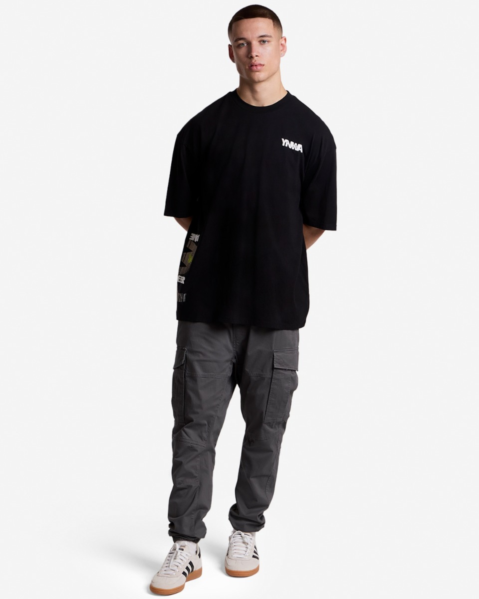 Camiseta YNWA extragrande LFC para hombre, negra - Image 1