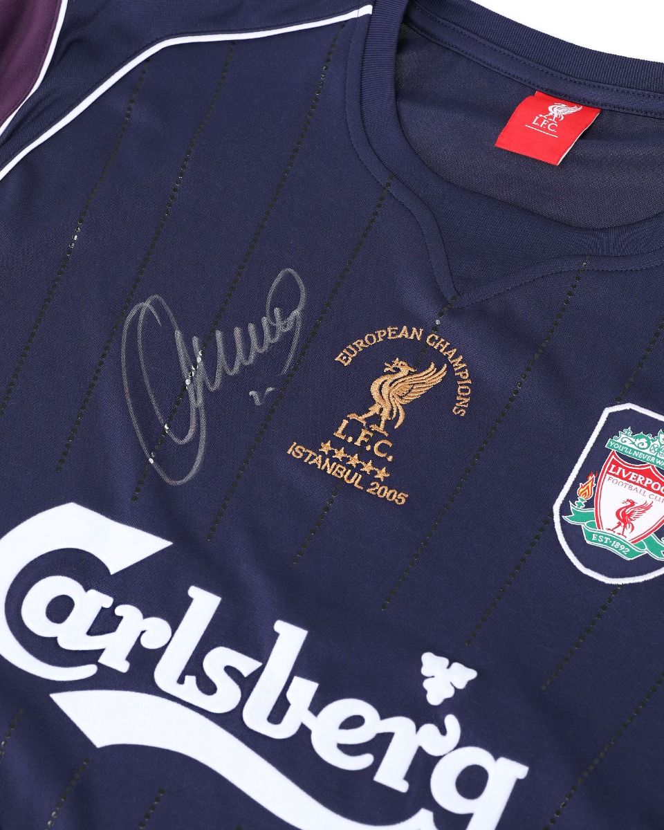LFC Signed Dudek 2005 Istanbul Boxed Jersey - Image 2