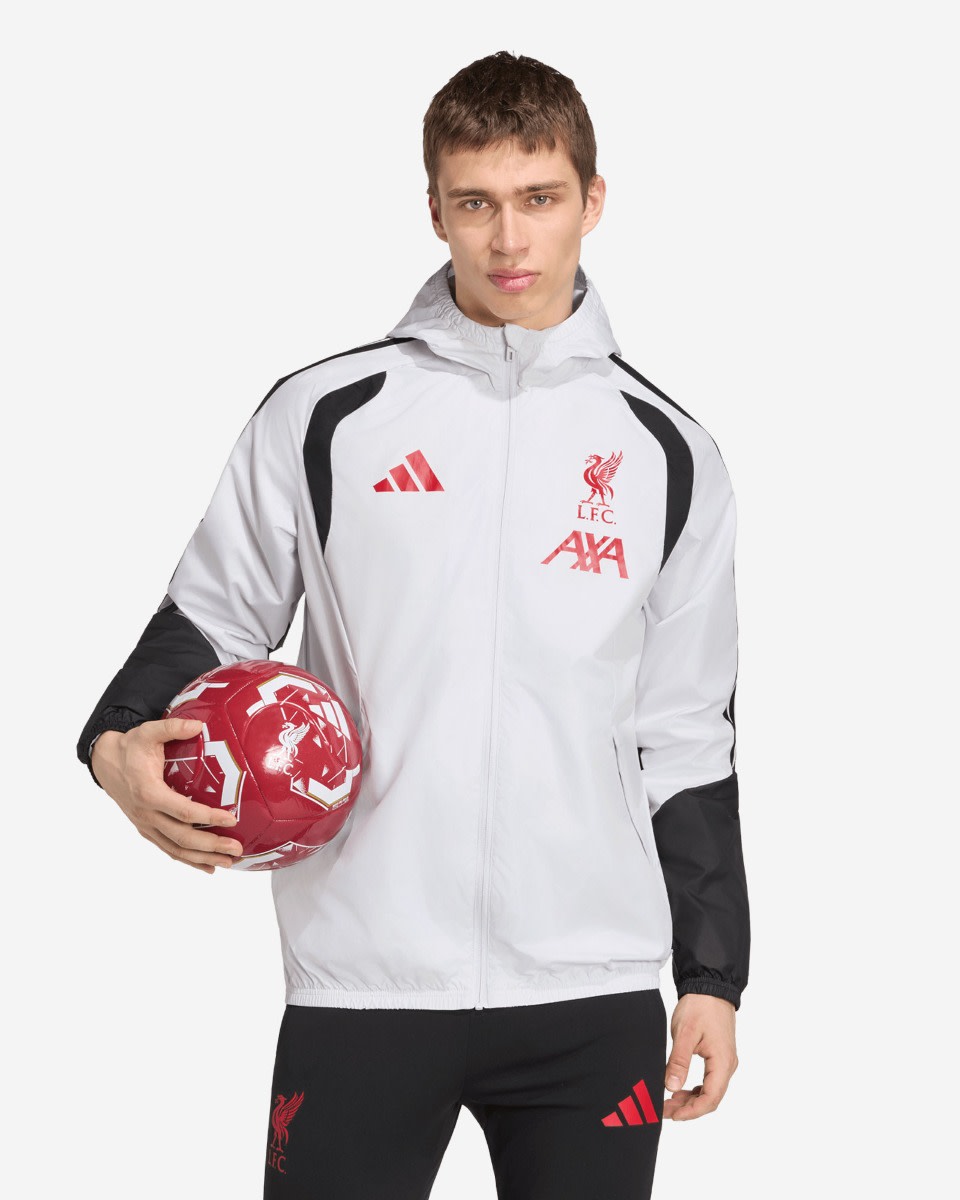 LFC アディダスメンズ 26/27 タイロ全天候型ジャケットダッシュグレー - Image 1
