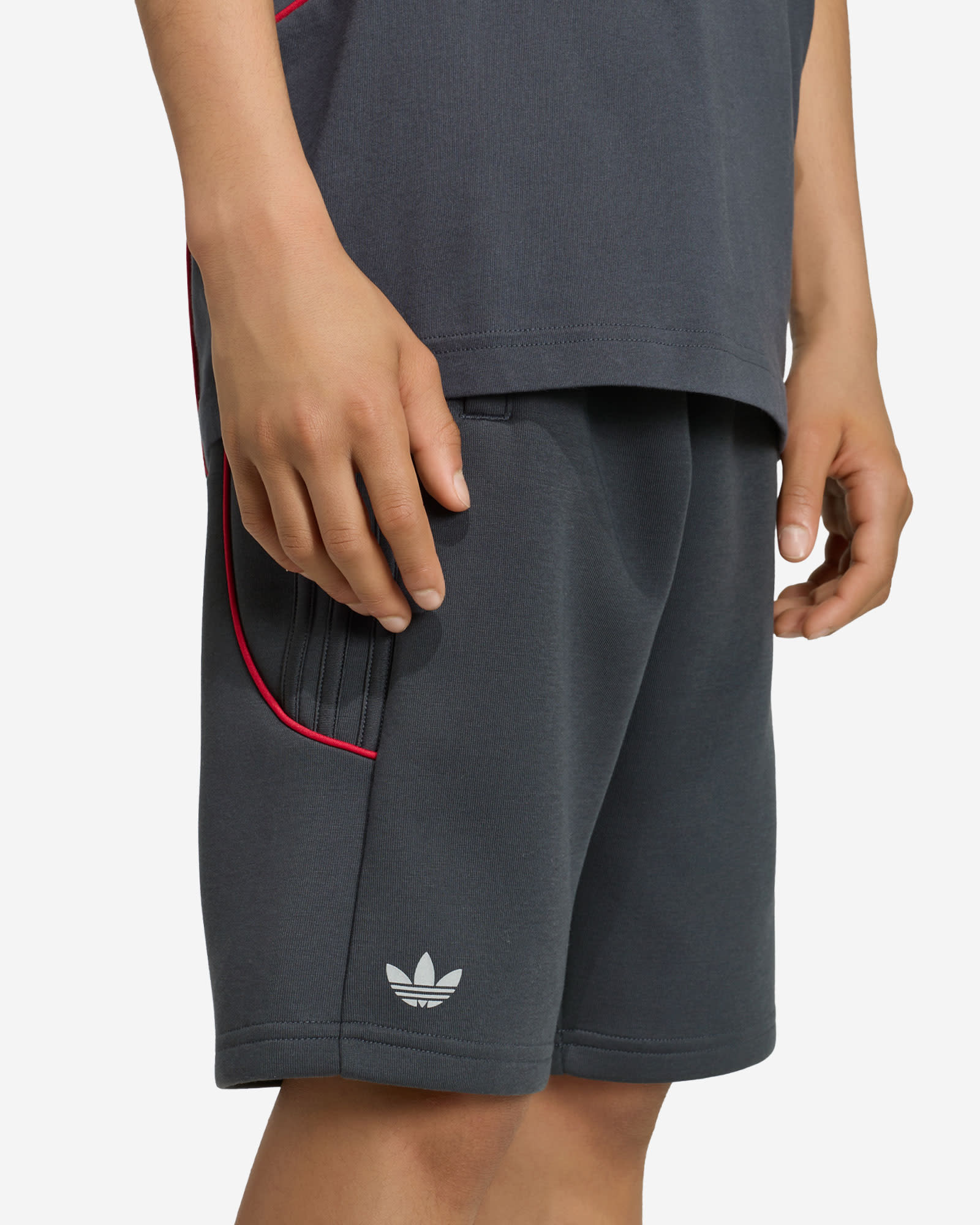 LFC adidas Youth Spacer Teamgeist 26 Shorts Dark Grey - Image 4