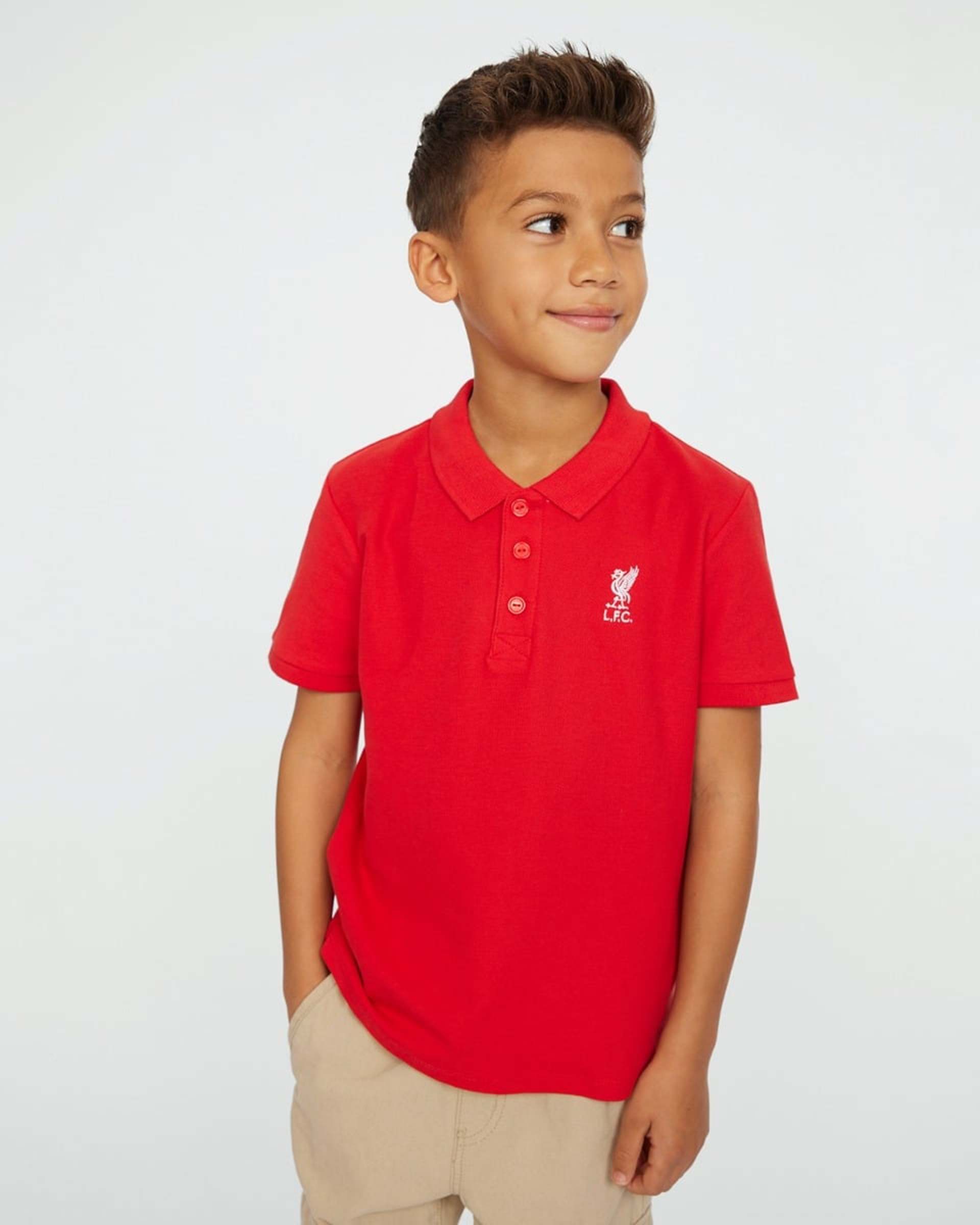 LFC Kurzarm-Poloshirt für Säuglinge, Rot - Image 1