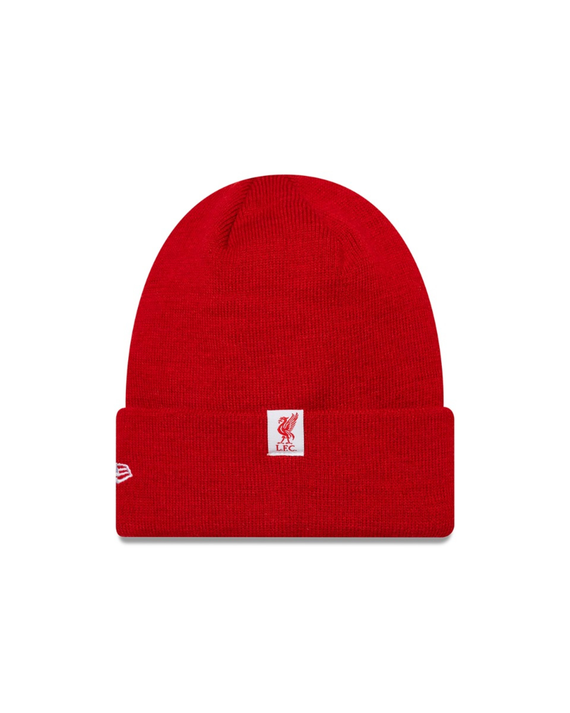 BONNET LFC New Era 1892 en tricot à revers pour enfants, rouge - Image 2