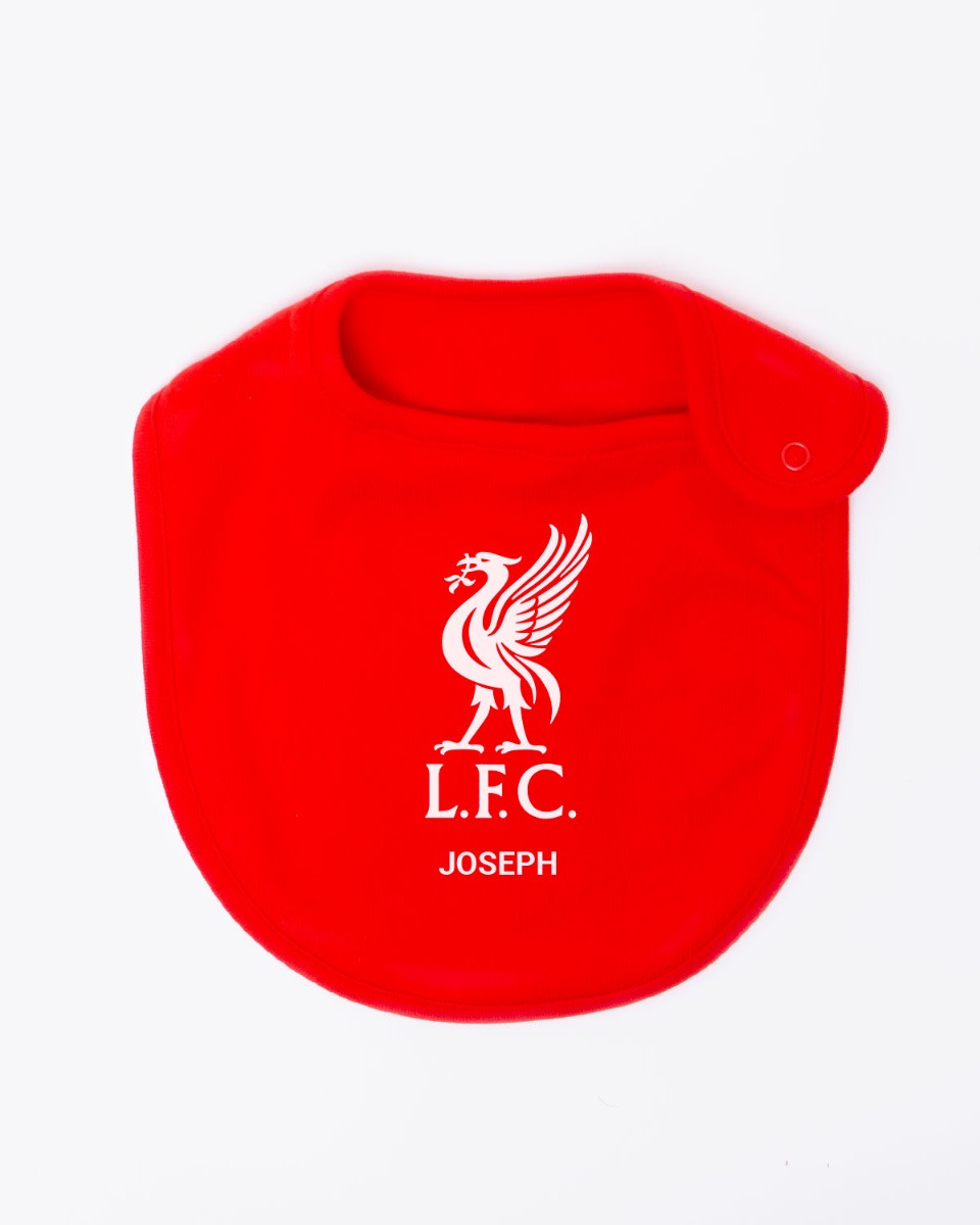 LFC ベビーパーソナライズドライバーバードビブレッド - Image 1